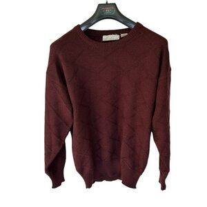 Vintage Burgundy Crewneck Sweater Size L